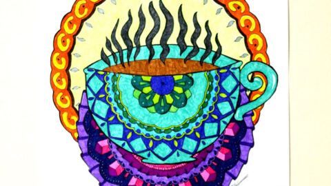 25 Coffee Coloring Pages for Adults