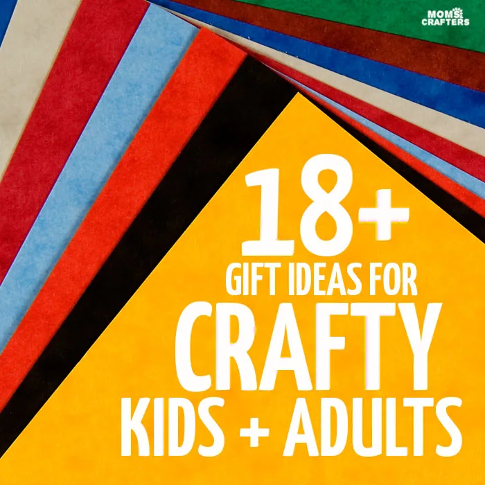 Got any creative people on your gift lists? These 18 gifts for crafters are perfect for kids and adults, and of course teens. You'll find plenty of ideas for budget-friendly and generous holiday gifts for Christmas or Hanukkah, or anytime you want to treat a crafty friend.