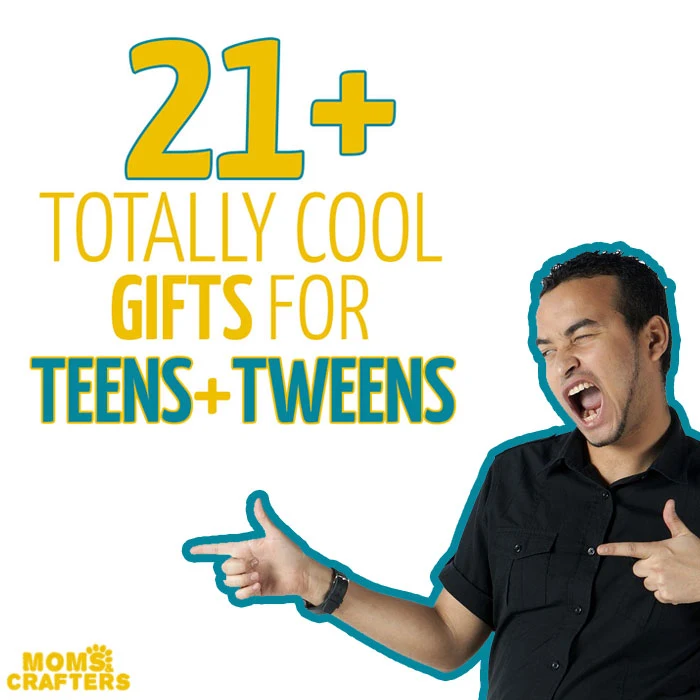 21+ gifts for teens and tweens that are totally cool! This includse fun techie gifts, cool wearables and fashion gifts for boys and girls, and just-for-fun quirky and cool gift ideas.