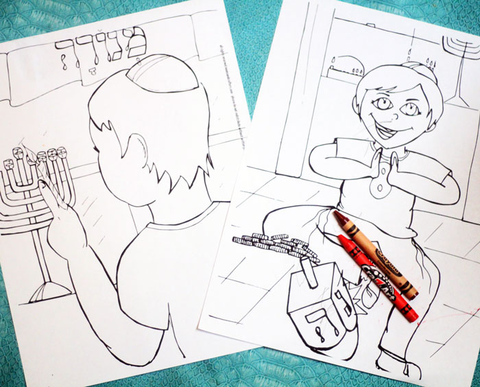 Aw, aren't these free printable Hanukkah coloring pages cute? Get these kids chanukah pages to color as a fun activity to celebrate this exciting Jewish winter holiday.