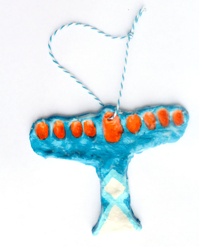 Make this fun Hanukkah craft for kids - a beautiful fingerprint menorah keepsake made using clay! This air dry clay craft for Chanukah is open-ended and perfect for toddlers, preschoolers, and kids. The final result can range from kid-made to professional looking!