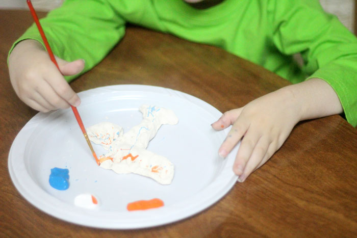 Make this fun Hanukkah craft for kids - a beautiful fingerprint menorah keepsake made using clay! This air dry clay craft for Chanukah is open-ended and perfect for toddlers, preschoolers, and kids. The final result can range from kid-made to professional looking!