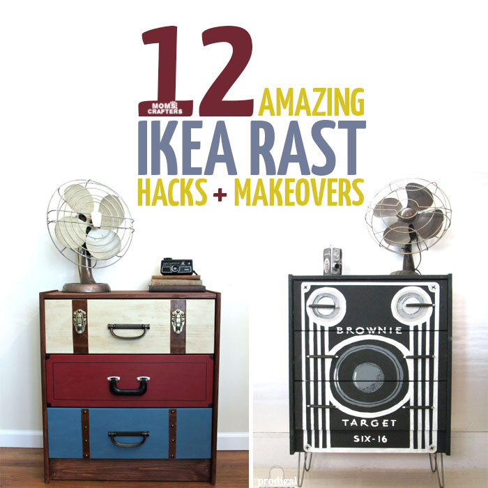 14 IKEA RAST hacks and makeovers that take a ridiculously cheap piece of furniture and turn it into something epic! You'll love these easy DIY home projects and furniture upgrades!