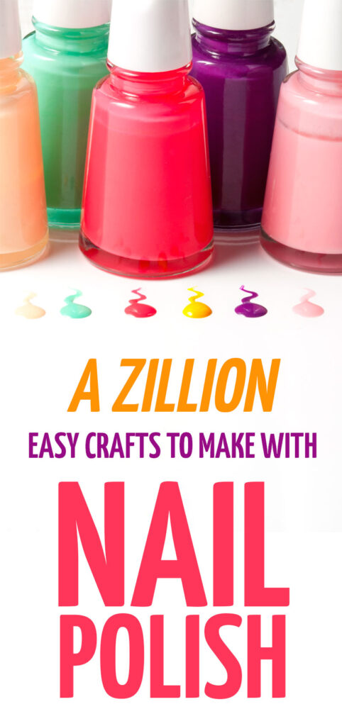 The Best Nail Polish Crafts * Moms and Crafters The Best Nail Polish Crafts * Moms and Crafters