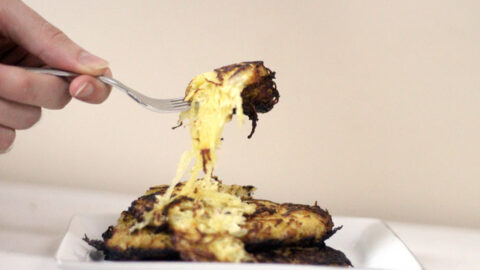 Spaghetti Squash Latkes for Hanukkah (Recipe)
