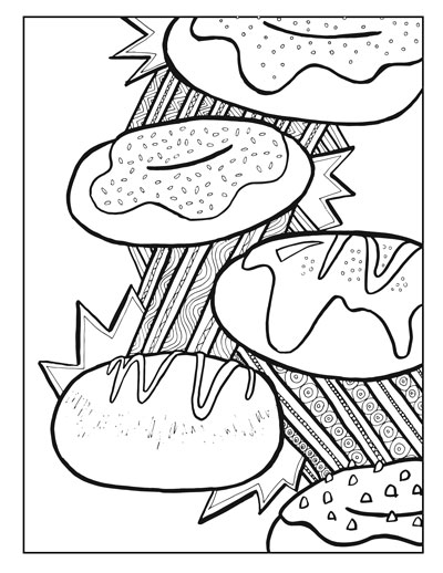 Finally - Hanukkah coloring pages for adults - I love these! I think I'm going to put these out at my Chanukah party next week. IT's a great activity for teens and tweens too who love adult colouring pages