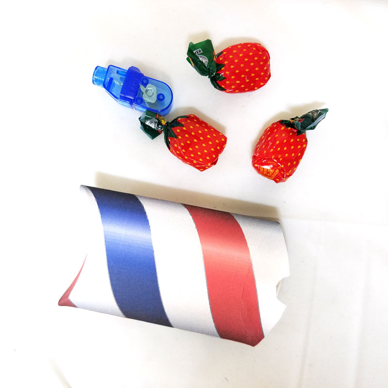 If you're throwing a barber shop themed or haircut party, or even a mustache bash, you may want to check out these free printable barber shop treat boxes - you can just print these favor boxes and they are easy to assemble and fill with inexpensive candy or favors. The fun red white and blue pillow boxes are also patriotic and great for Independence Day