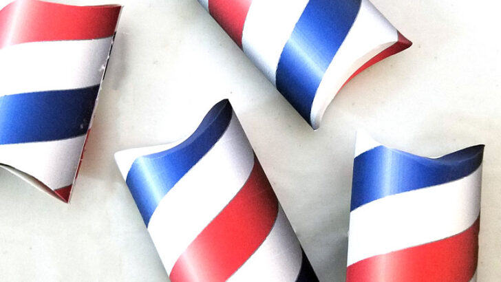 Free Printable Barber Shop Favor Boxes