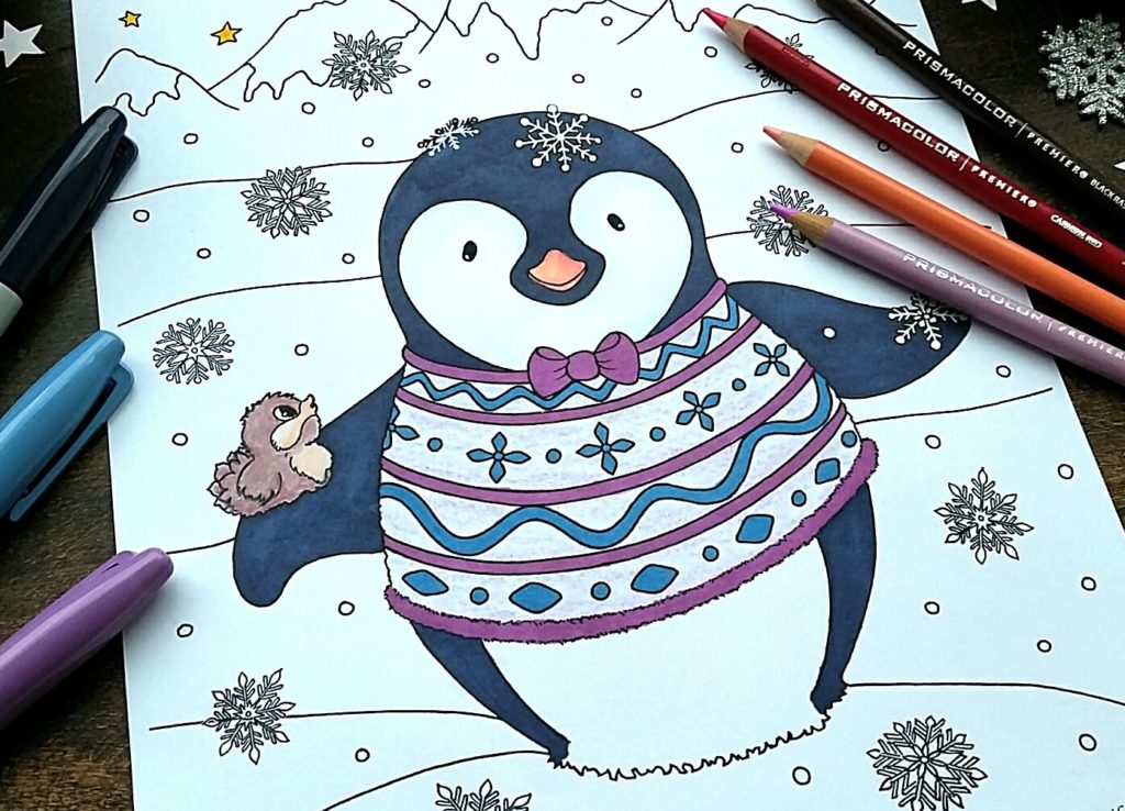 Get these 11+ free printable winter coloring pages for adults - not just for Christmas this time around! You'll love these free colouring pages for grown-ups - a great activity for teens and tweens on snow days as well!