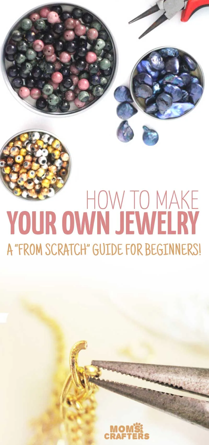 These jewelry making tutorials are perfect for beginners. It's a great way to learn how to make jewelry from scratch. DIY jewelry crafts are fun and easy .