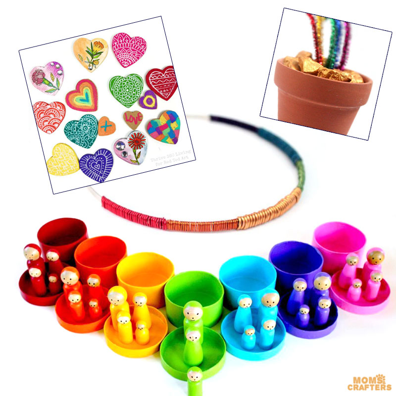 Check out these rainbow craft ideas for kids, teens and adults. Rainbow Crafts are easy and great as gifts or home decor.