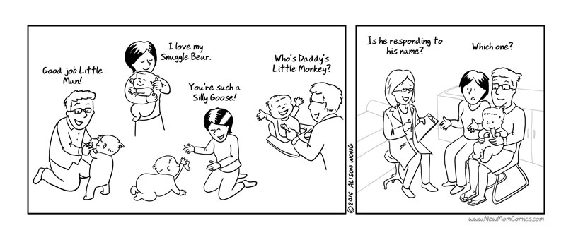 Hilarious comics on motherhood in the first year