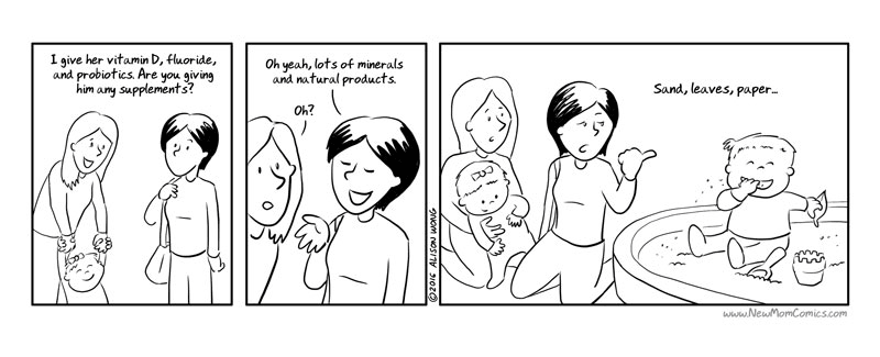 Hilarious comics on motherhood in the first year