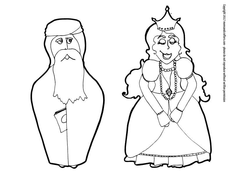 These free printable color-in Purim puppets are adorable - and are a great functional alternative for kids coloring pages for the Jewish holiday of Purim. The characters can be used for anything really and are perfect for role play and pretend play activities for kids.