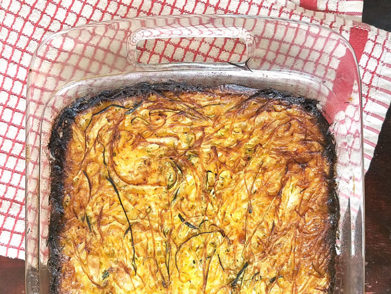 Spaghetti Squash Kugel Recipe * Moms and Crafters