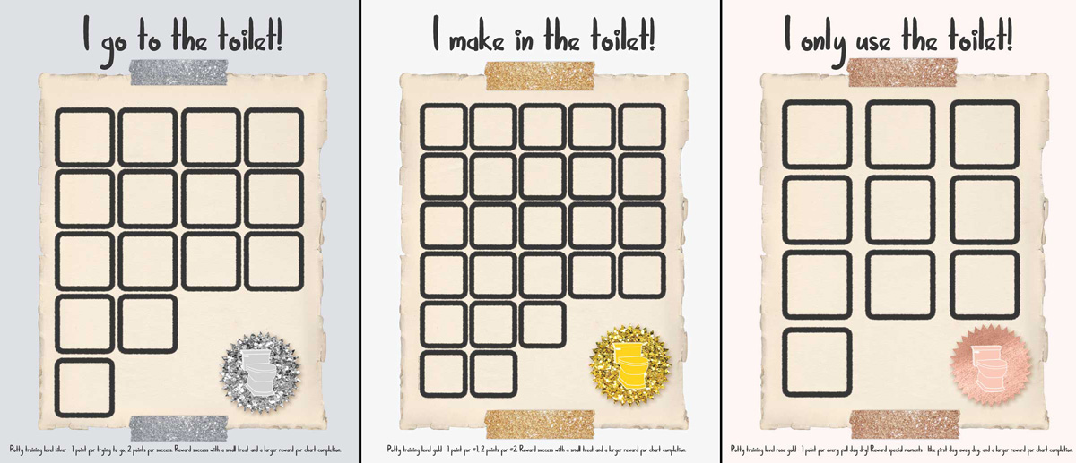 Toilet Training Reward Chart Printable