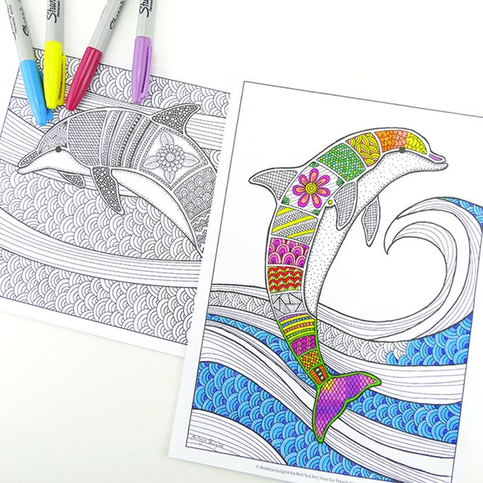 Grab some animal printables and unwind with these free animal coloring pages for adults! You'll love these beautiful graphic and detailed coloring pages for grown-ups and kids.