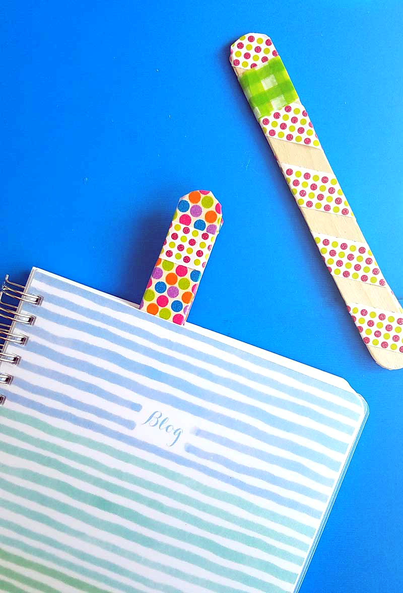 Summer Fun Popsicle Stick Bookmarks