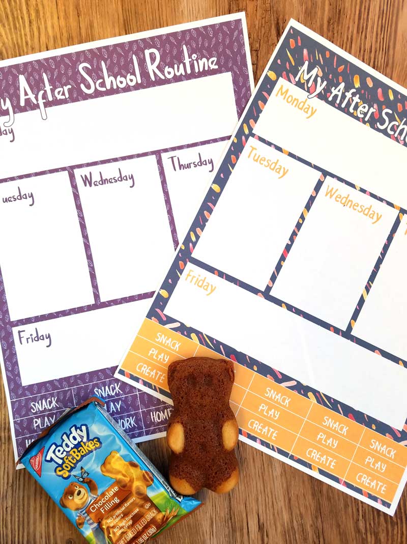 Get control over your preschooler's after school routine with these fun free printable after school routine planners! Two versions - one for toddlers and preschool and one for grade school kids - this parenting organization printable will help you plan ahead!