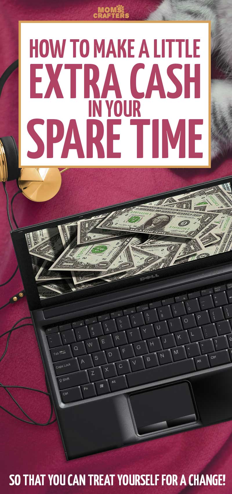 Looking for small tips for how to earn money online? These 4 easy ideas are good for everyone to do as a side hustle to earn that extra pocket cash so you can splurge! These ideas are great legitimate online jobs for stay at home moms who have a little extra time. I've been in that position and decided it's time to share some ideas!