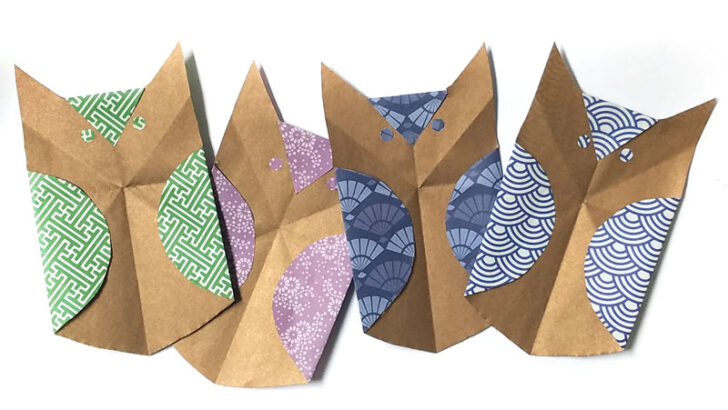 Paper Owl Craft: Fold a Parliament of Owls