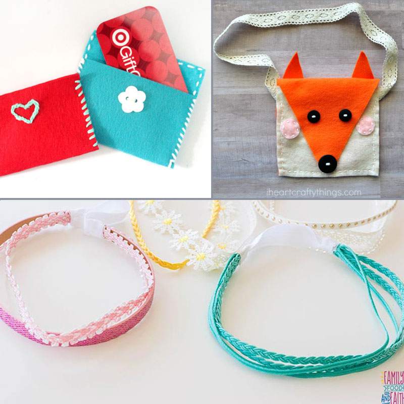 Easy kids sewing projects. Super simple and fun sewing projects