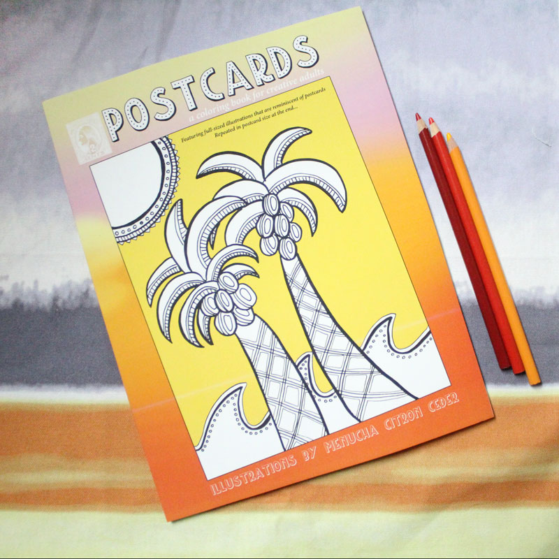 I love these beautiful scenic and travel coloring pages for adults - this postcards coloring book is a great way to unwind with some colour therapy - and you'll love the diverse hand-drawn colouring pages for grown-ups!