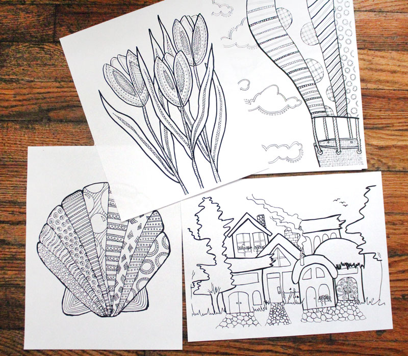 I love these beautiful scenic and travel coloring pages for adults - this postcards coloring book is a great way to unwind with some colour therapy - and you'll love the diverse hand-drawn colouring pages for grown-ups!