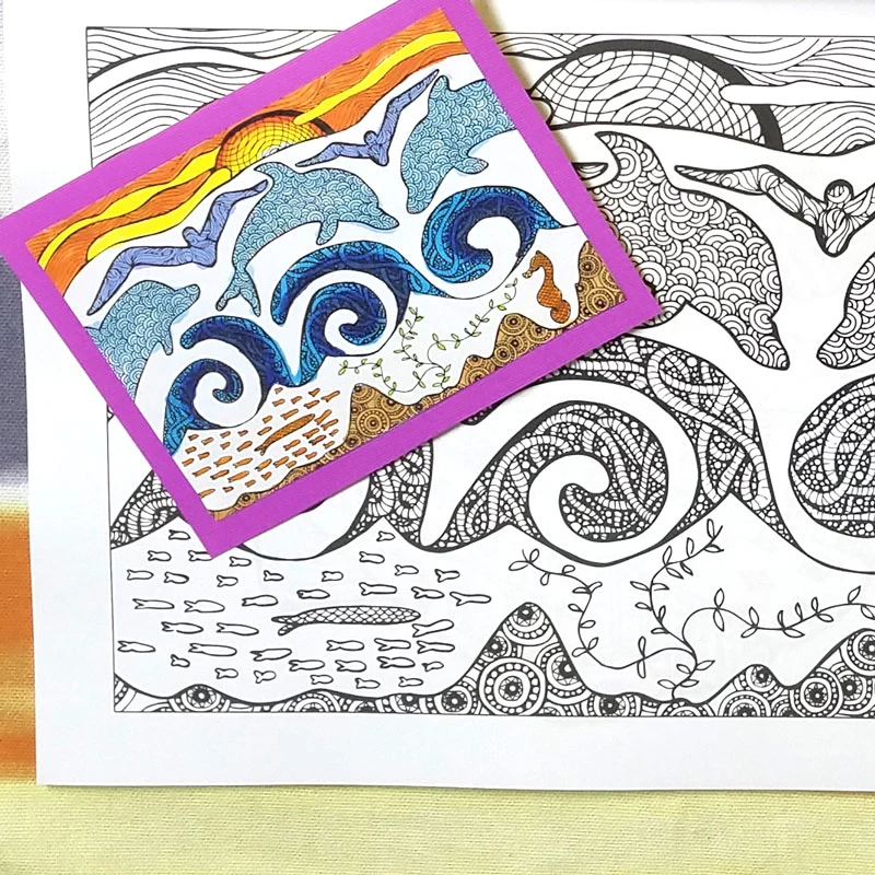 I love these beautiful scenic and travel coloring pages for adults - this postcards coloring book is a great way to unwind with some colour therapy - and you'll love the diverse hand-drawn colouring pages for grown-ups!