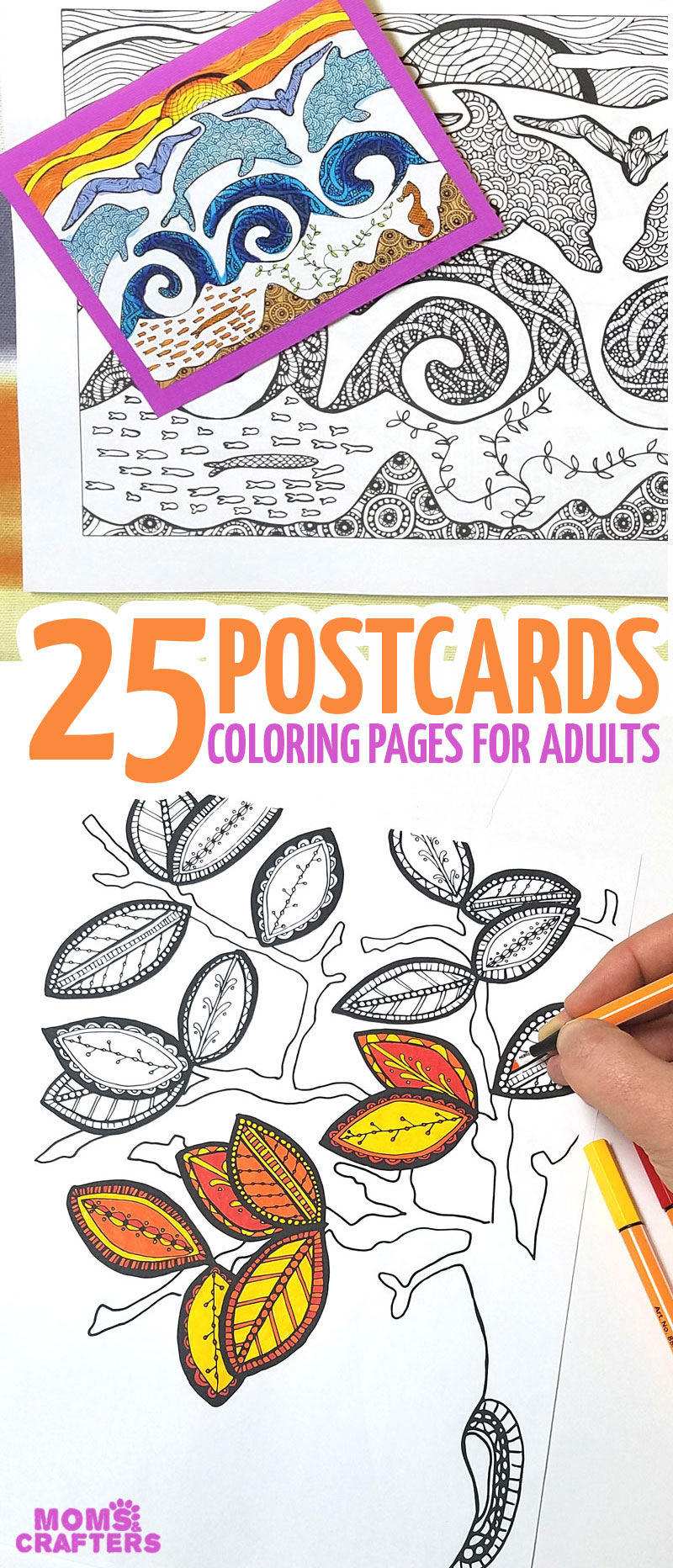 I love these beautiful scenic and travel coloring pages for adults - this postcards coloring book is a great way to unwind with some colour therapy - and you'll love the diverse hand-drawn colouring pages for grown-ups!