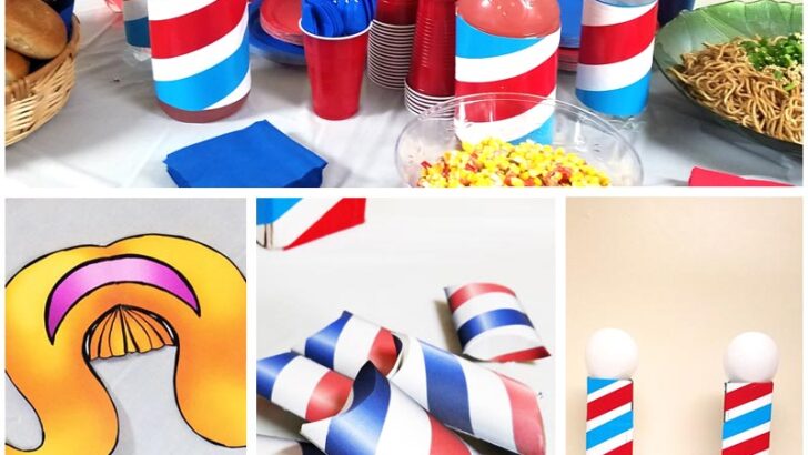 Barber Shop Party on a budget!