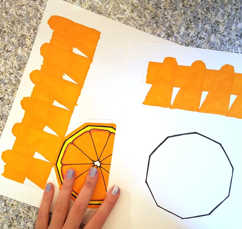 These free printable citrus fruit coloring pages fold into surprise message cards - put a photo inside, write a corny love note, either way it will be loved! This citrus paper craft works as a DIY paper toy and the fun lemon, orange, and lime slices can be played with or given as gifts. 