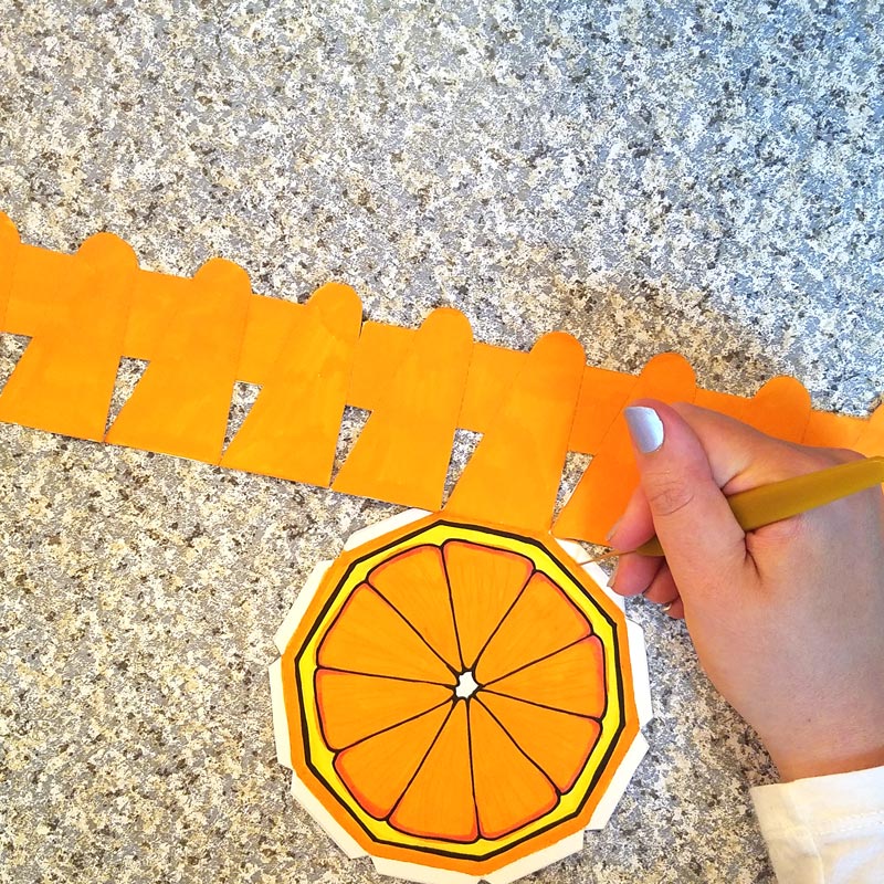 These free printable citrus fruit coloring pages fold into surprise message cards - put a photo inside, write a corny love note, either way it will be loved! This citrus paper craft works as a DIY paper toy and the fun lemon, orange, and lime slices can be played with or given as gifts. 