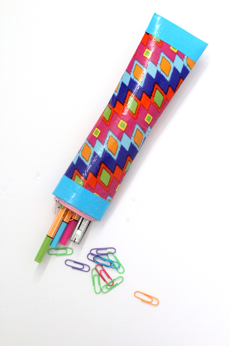 Make this easy pencil pouch from cardboard tubes - yep, you heard right! I made this adorable pencil case using upcycled toilet paper rolls that were headed for the trash. I use it to stow my adult coloring tools for my current work in progress but it's great for pencils, and a perfect back to school craft for big kids, teens, and tweens!