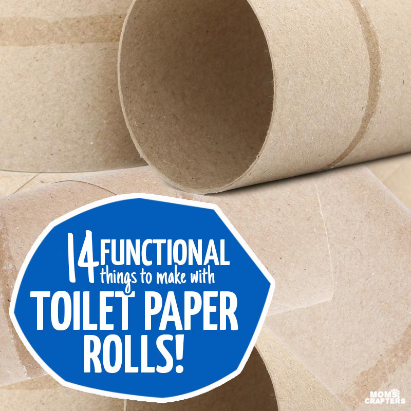 You'll love these fun and functional toilet paper roll crafts - because why not upcycle them and get something new? These cardboard tube crafts are totally unique and easy to make.