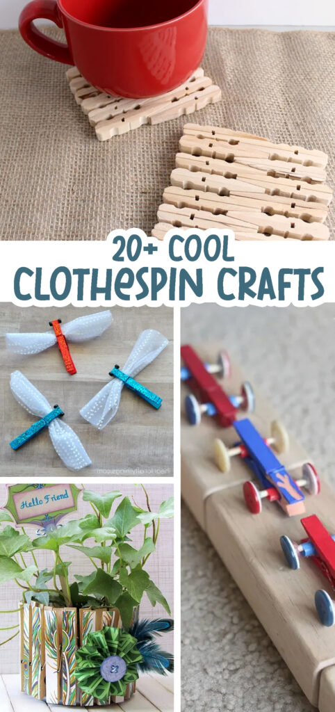 4 DIY Clothespin Crafts, Home Decor Ideas