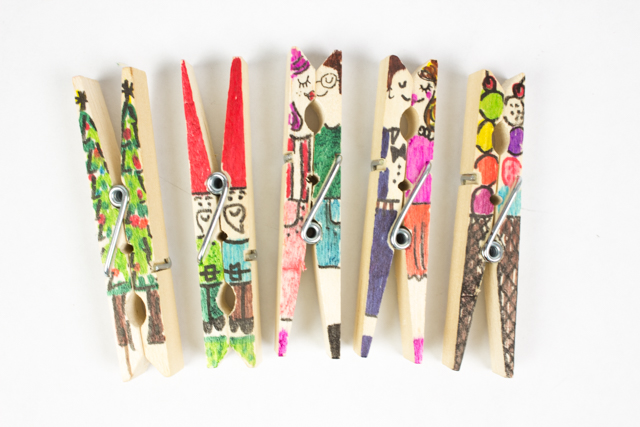 These 14 beautiful clothespin crafts are so easy to make - you'll find ideas for kids and for adults! There are a few clothespin puppets ideas, clothespin vehicles and many funcitonal DIY toys and projects.