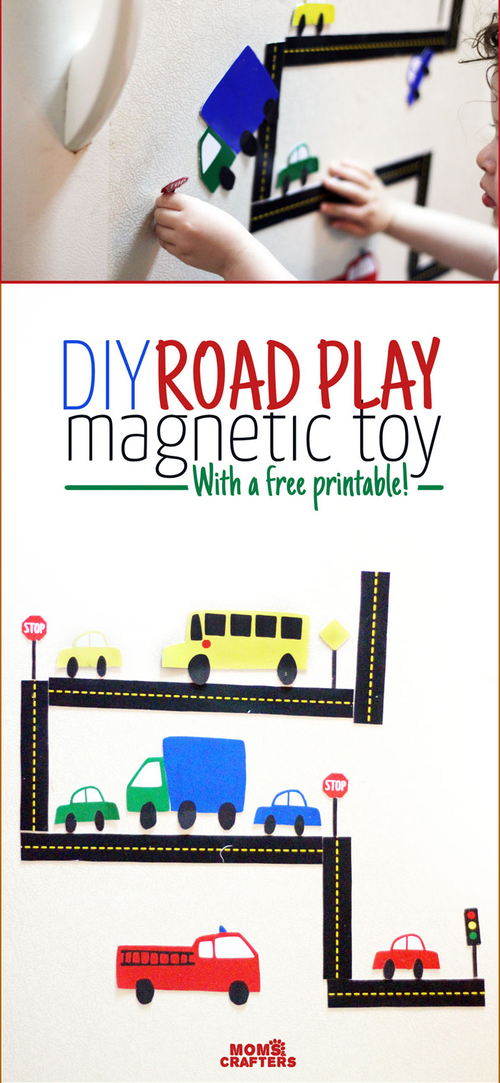Looking to engage your little ones with a simple and inexpensive activity? Make these DIY car magnets - it will keep them busy for hours! It's a perfect indoor activity for toddlers.