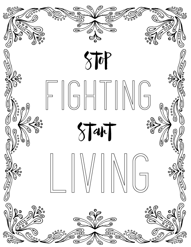 Do you feel crazy stressed sometimes - or even suffer from anxiety? These anti stress coloring book for adults are also perfect for teens to help them deal with stress or for college students. These colouring pages for adults feature anti stress encouraging and motivating expressions and statements that you can repeat to yourself as you color.