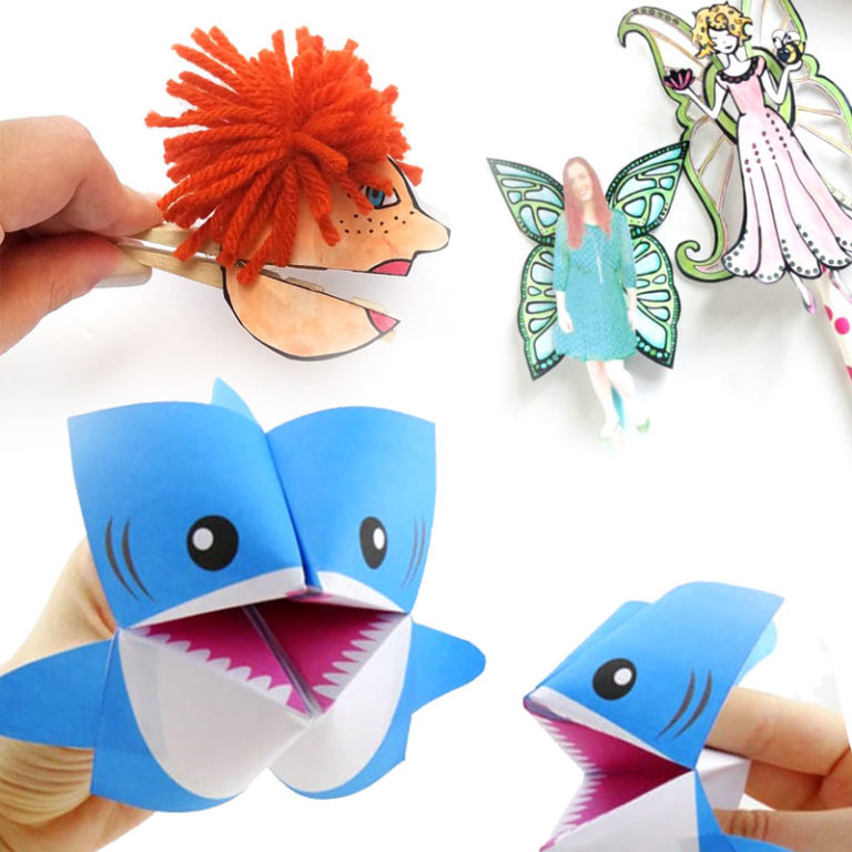14 Free Printable Paper Toy Templates to craft and play!