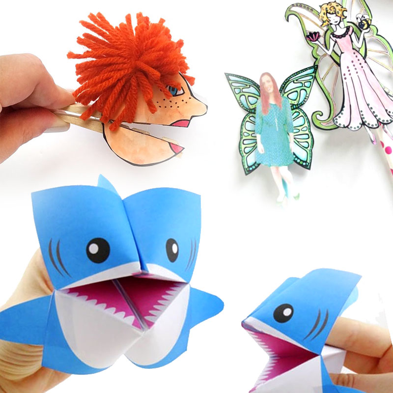 Paper Toy Templates - 14 Free Printables to Craft and Play!