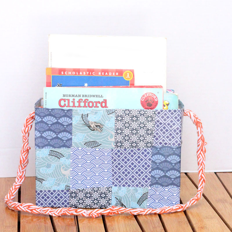 Make this DIY book tote from a recycled cereal box to transport books from the bookshelf to the reading nook! I love this idea because we have a few reading corners in our home, and it's a great way to keep things organized and neat. 