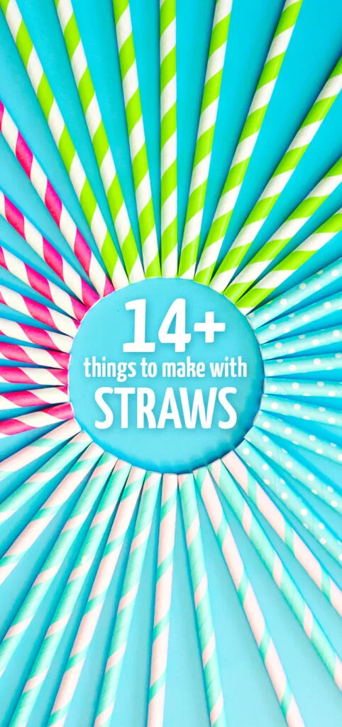 Click for what you can make with straws - paper and plastic straws - for some cool inexpensive crafts for kids and adults and some cool upcycling ideas