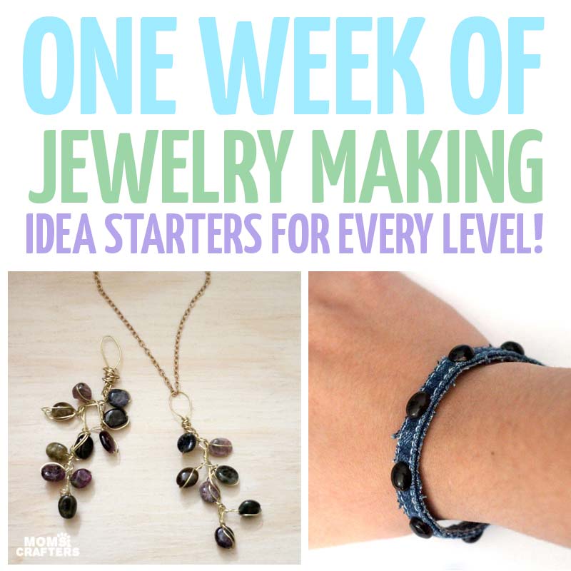 I hope you enjoy this one week of jewelry making crafts for kids - tons of jewelry making ideas for beginners and idea starters for jewelry crafters on any level = including beginners!