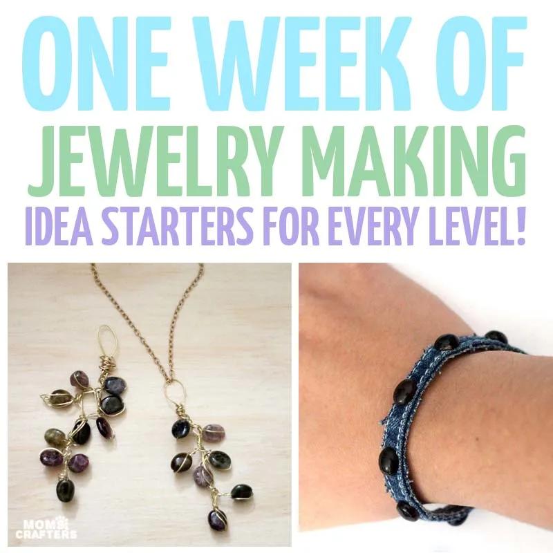 I hope you enjoy this one week of jewelry making crafts for kids - tons of jewelry making ideas for beginners and idea starters for jewelry crafters on any level = including beginners!