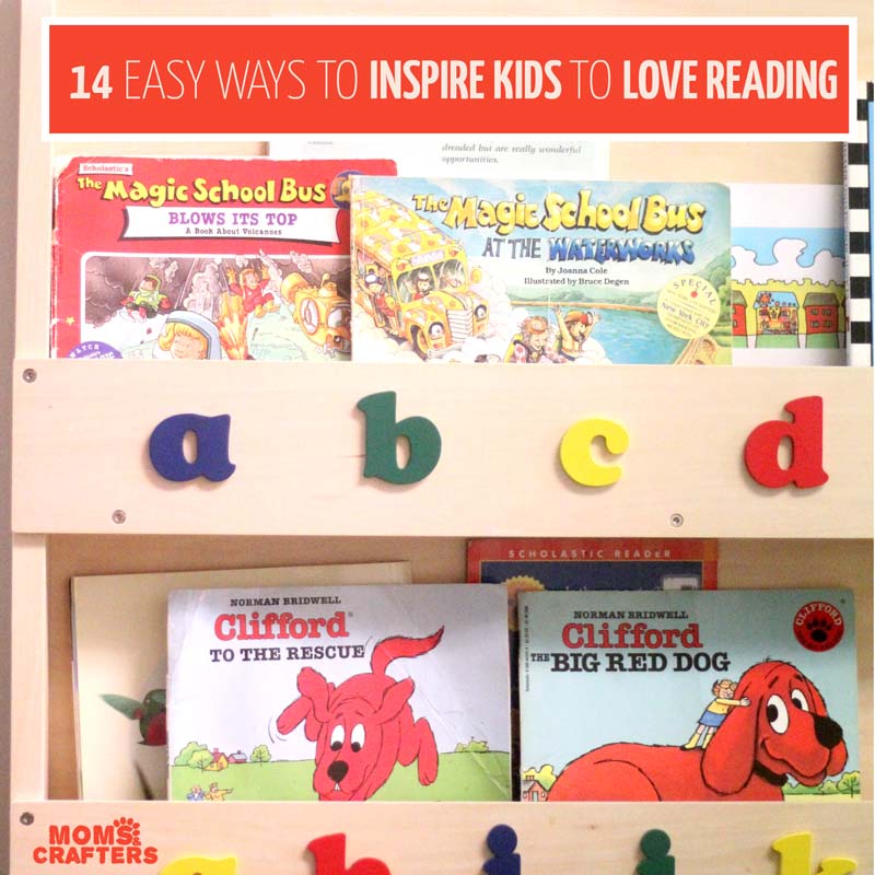 Want to inspire your kids to love reading? These 16 easy ideas are perfect for getting kids to love books- great tips for teaching and parenting kindergarden and preschool kids with strong literacy skills!