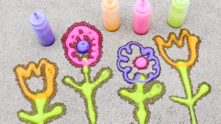 Foamy Sidewalk Paint