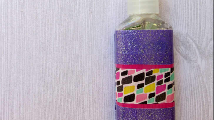 Baby Shower Favors – Washi Tape Hand Sanitizer