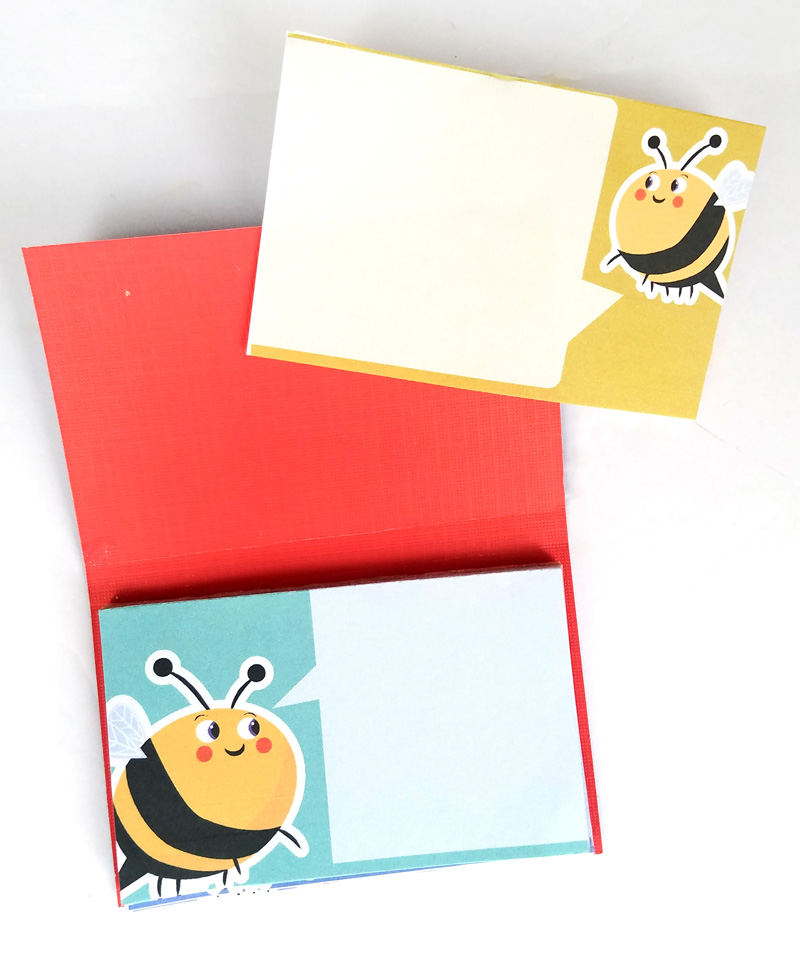 Print some ADORABLE bee lunch box notes and then turn them into a DIY notepad - you can give it as a gift, or just to keep it handy for yourself! Or, you can just use these free printable notes right from the sheet - enjoy!