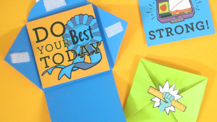 Easy Lunch Box Notes + More Back to School Printables